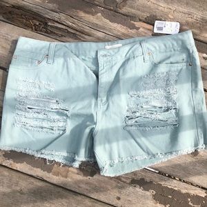 Forever 21 Plus Size Distressed Shorts